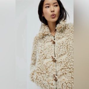 ANTHROPOLOGIE FAUX FUR JACKET